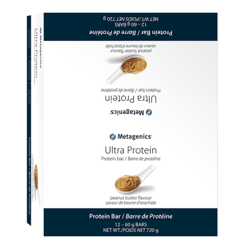 Metagenics Ultra Protein Peanut Butter Bars, 1 Box (12 - 60 g Bars)