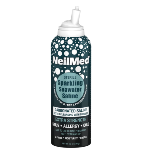 Neilmed Nasamist Spark Seawater Saline Spray, 125ml