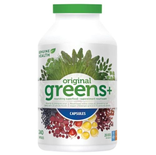 Genuine Health Greens+ Original, 240 caps