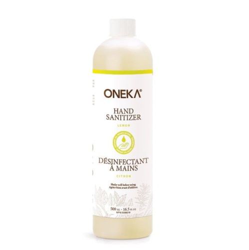 Oneka Hand Sanitizer, Lemon, Dispensing Cap, 500ml