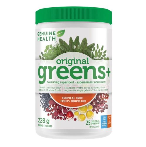 Genuine Health Greens+ Original Tropical Fruit, 228g