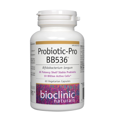 Bioclinic Naturals Probiotic-Pro BB536 · 10 Billion Active Cells, 60 VCaps