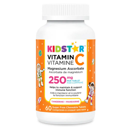 KidStar Nutrients Vitamin C 250mg Chewable, 60ct