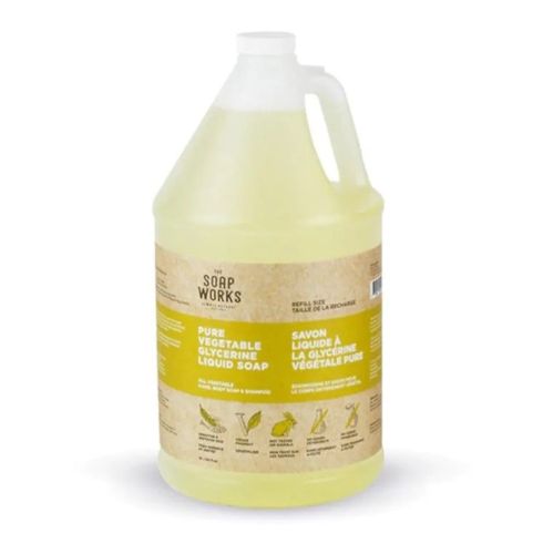  Soap Works Liquid Glycerin Soap Refill, 4L