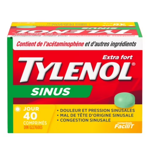 Tylenol Sinus Extra Strength Daytime, 40 tablet