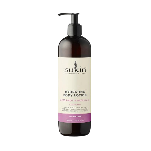 Sukin Hydrating Body Lotion - Bergamot & Patchouli, 500 mL