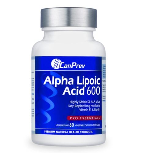 CanPrev Alpha Lipoic Acid 600, 60 v-caps