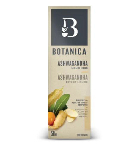 Botanica Ashwagandha Liquid Herb, 50 mL