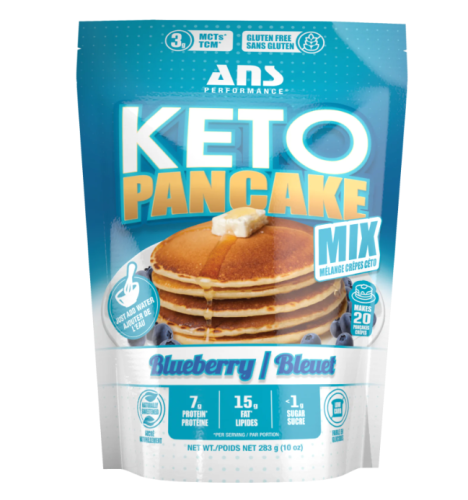 ANS Performance Keto Pancake Mix Blueberry, 283g