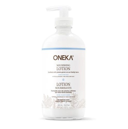 Oneka Body Lotion, Unscented, 475ml