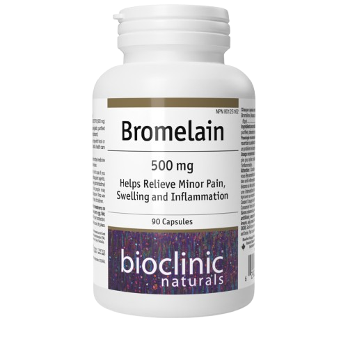 Bioclinic Naturals Bromelain 500 mg, 90 Capsules