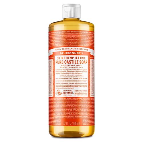 Dr. Bronner's Tea Tree Pure-Castile Liquid Soap, 946ml