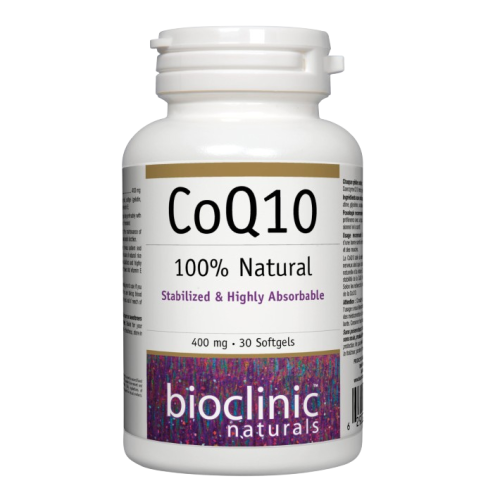 Bioclinic Naturals CoQ10 · 400 mg, 30 Softgels