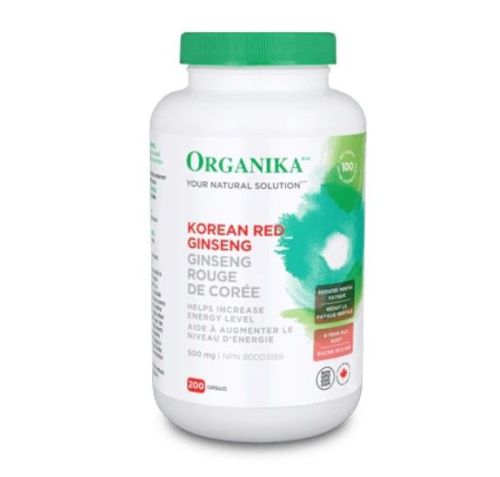 Organika Ginseng Korean Red, 500mg, 200cap