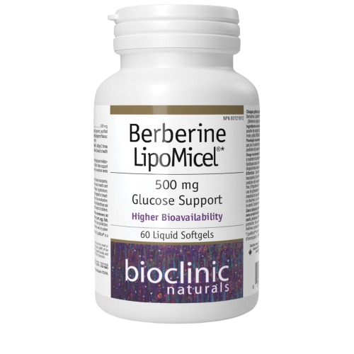 Bioclinic Naturals Berberine LipoMicel, 60 Softgels