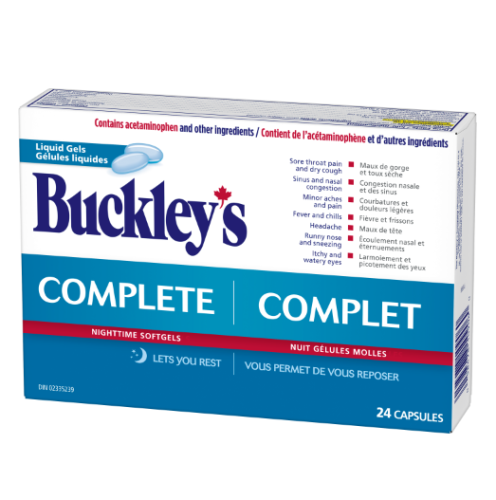 Buckley's Complete Night Time, 24 Liqui Gels