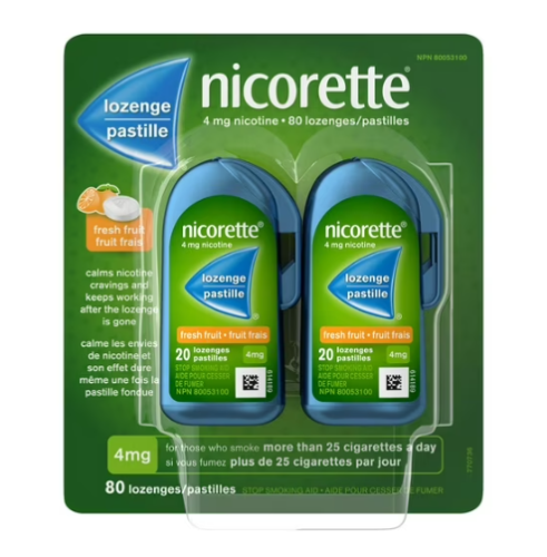 Nicorette Loz Fruit 4mg, 80