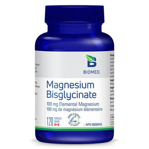 Biomed Magnesium Bisglycinate, 120 capsules