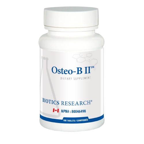 Biotics Research Osteo-B II 1:1 cal/mag Ratio, 180 tablets