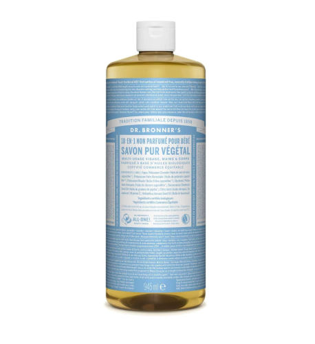 Dr. Bronner's Baby-Unscented Pure-Castile Liquid, 946ml