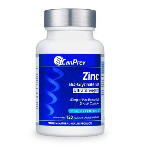 Canprev Zinc Bis·Glycinate 50 Ultra Strength, 120 v-caps