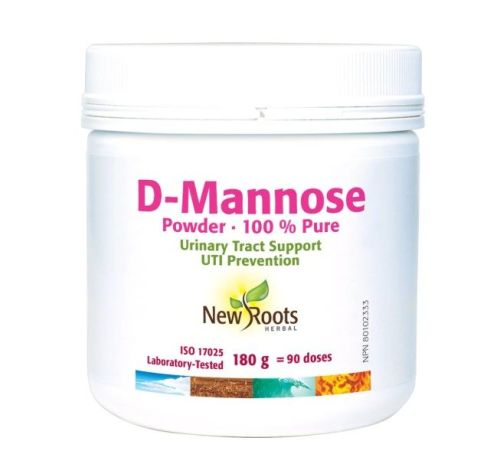 New Roots Herbal D-Mannose Powder · 100% Pure, 180 g