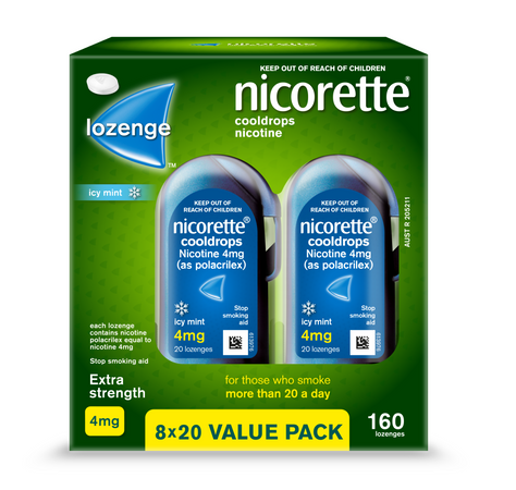 Nicorette Loz Mint 4mg, 160