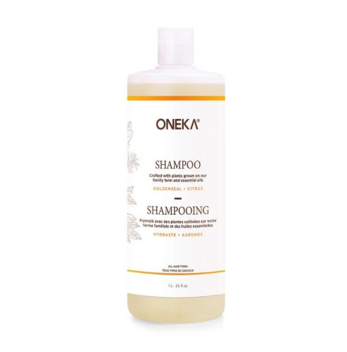 Oneka Shampoo, Goldenseal & Citrus, 1L