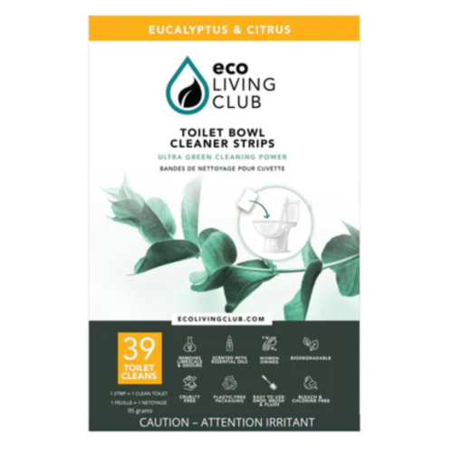Eco Living Club Toilet Bowl Cleaner Strips, 12 x 39ct