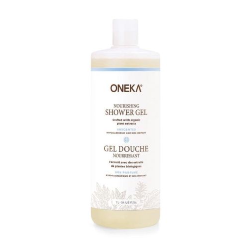 Oneka Shower Gel (Body Wash), Unscented, 1L