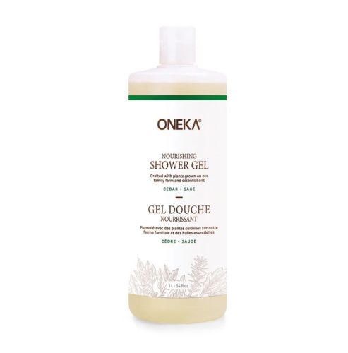 Oneka Shower Gel (Body Wash), Cedar Sage, 1L