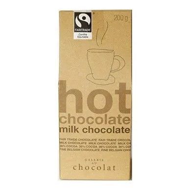 Galerie Au Chocolat FairTrade Milk Hot Chocolate, 12 x 200g