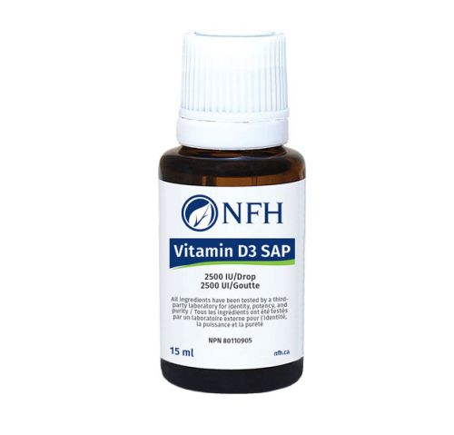 NFH Vitamin D3 SAP Liquid 2500 IU, 15 ml