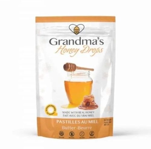 Grandma's For Bees Butter Honey Drop, 12 x 80g