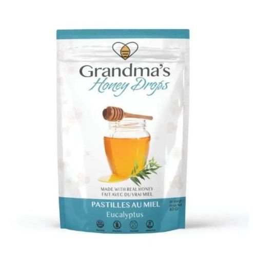 Grandma's For Bees Eucalyptus Honey Drop, 12 x 80g