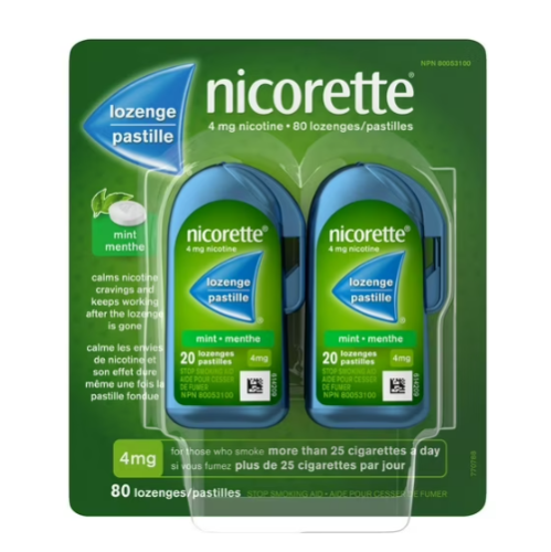 Nicorette Loz Mint 4mg, 80