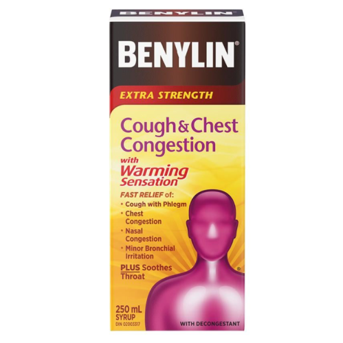 Benylin Syrup Cough&Congestion W/Warming, 250ml