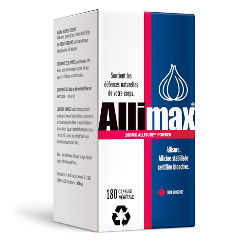 Allimax 100% Stabilized Allicin-180mg, 90 caps