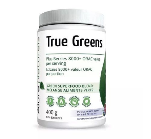 Alora Naturals True Greens, Fruit Punch, Pineapple Mango, Pomegranate Berry, Unflavoured 400g - 400g Pomegranate Berry 