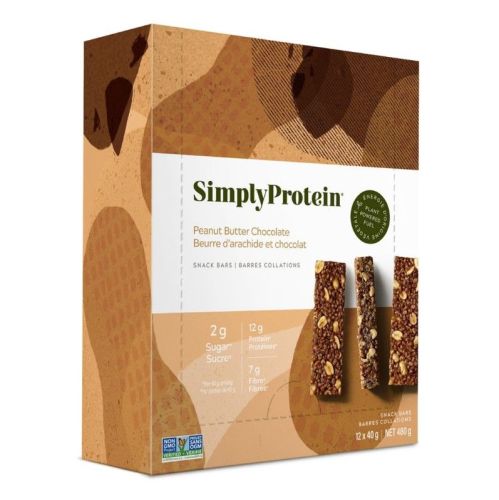 Simply Protein Peanut Butter Chocolate, 12 x 40g