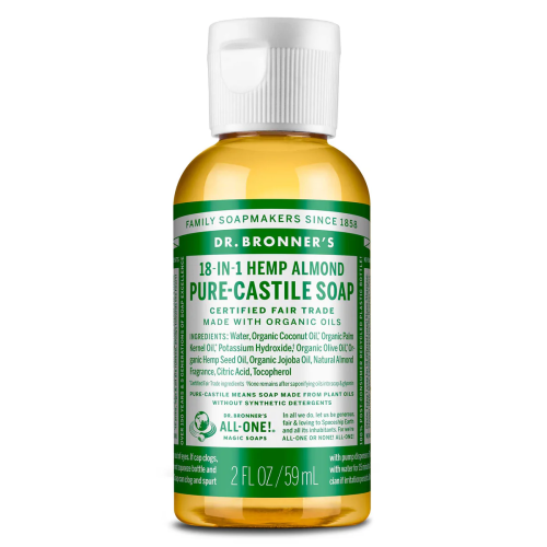 Dr. Bronner's Almond Pure-Castile Soap, 59ml