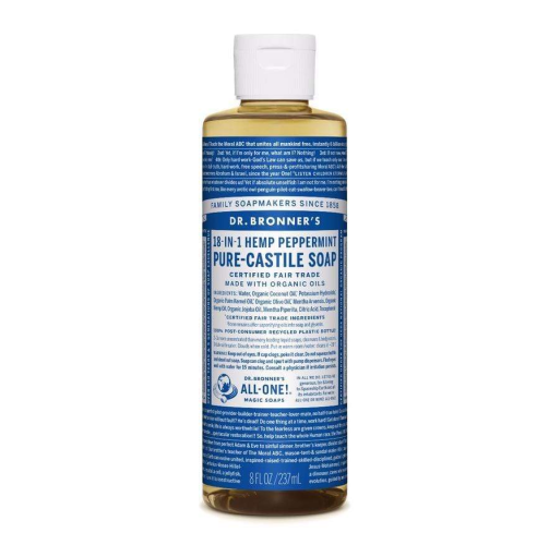  Dr. Bronner's Peppermint Pure-Castile Soap, 237ml