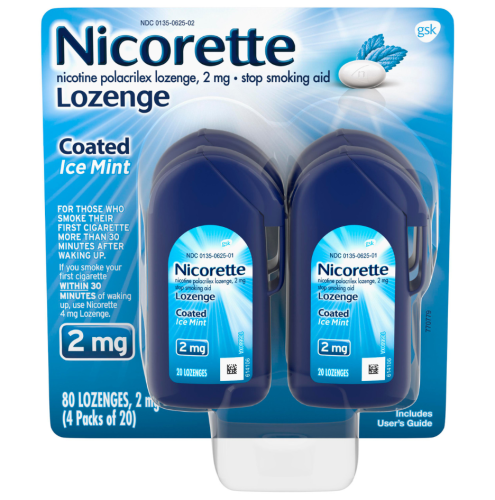 Nicorette Rx Loz Mint 2mg, 80