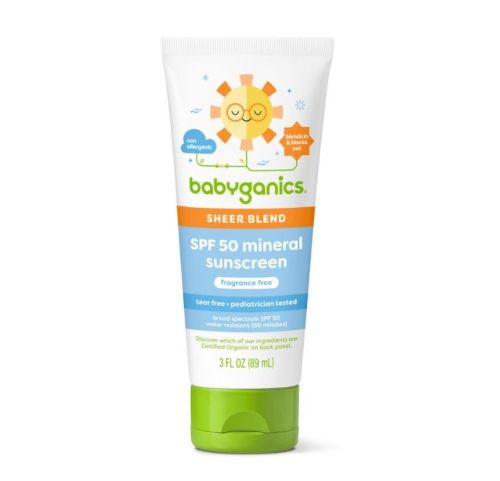 Babyganics Kids SPF50 Sheer Blend Sunscreen, 89ml