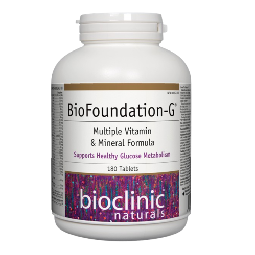 Bioclinic Naturals BioFoundation-G Multiple Vitamin & Mineral, 180 Tablets