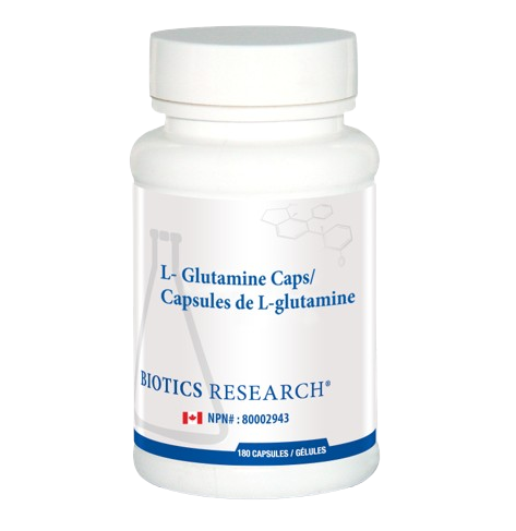 Biotics Research L-Glutamine, 180 capsules