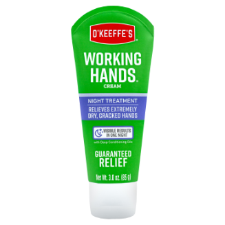 O'keeffe's Working Hands Cream Night Hands Tube, 3oz