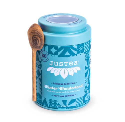 JusTea Winter Wonderland Tin, 6 x 80g