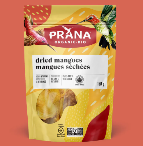 Prana Mango Cheeks, Organic, 6/150g