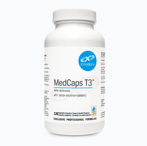 Xymogen MedCaps T3, 120 Capsules